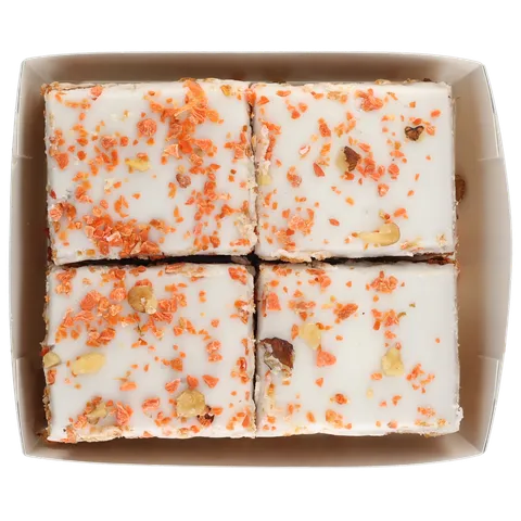 Vers plaatcake carrot
