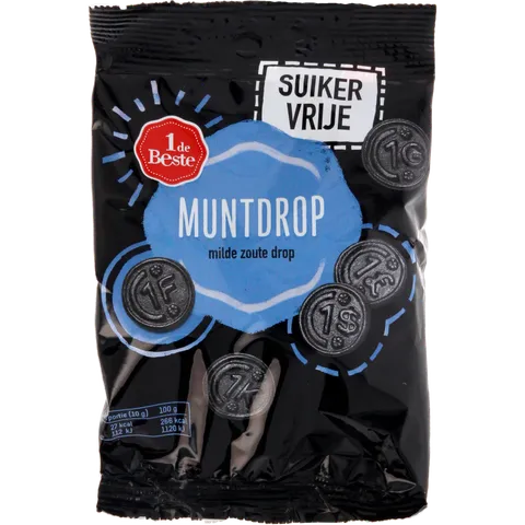 1 de Beste Muntdrop suikervrij