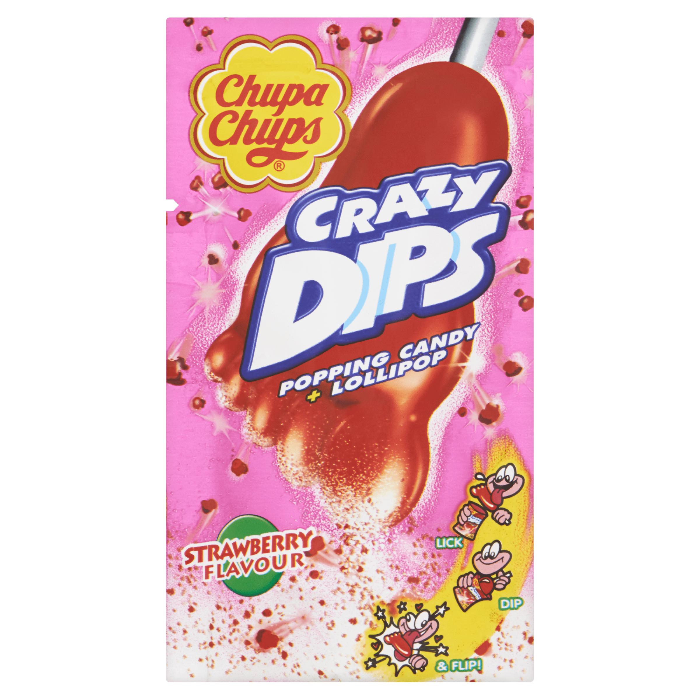 Chupa Chups Crazy dips strawberry