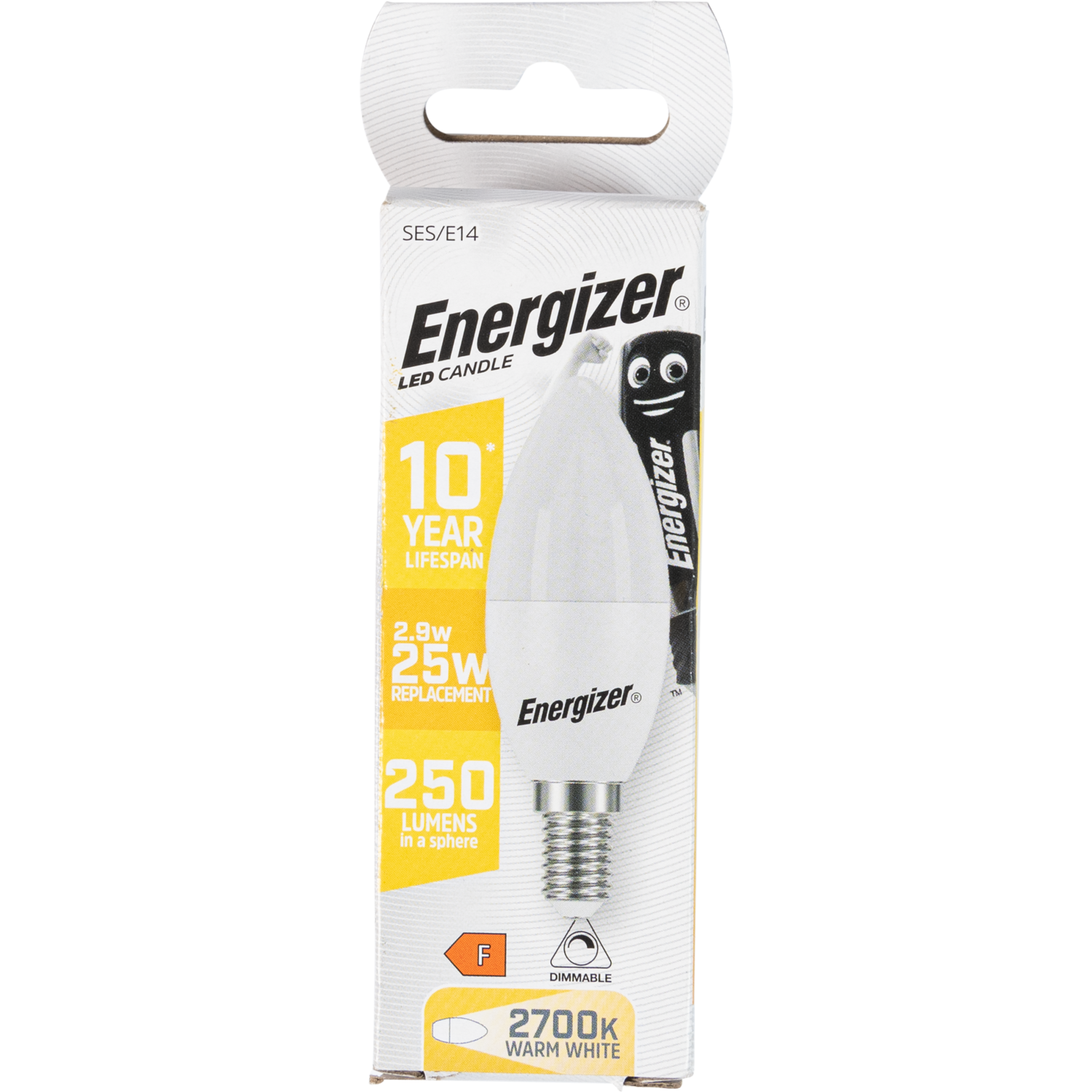 Smd led kaars e14 2.9 lumen 2700