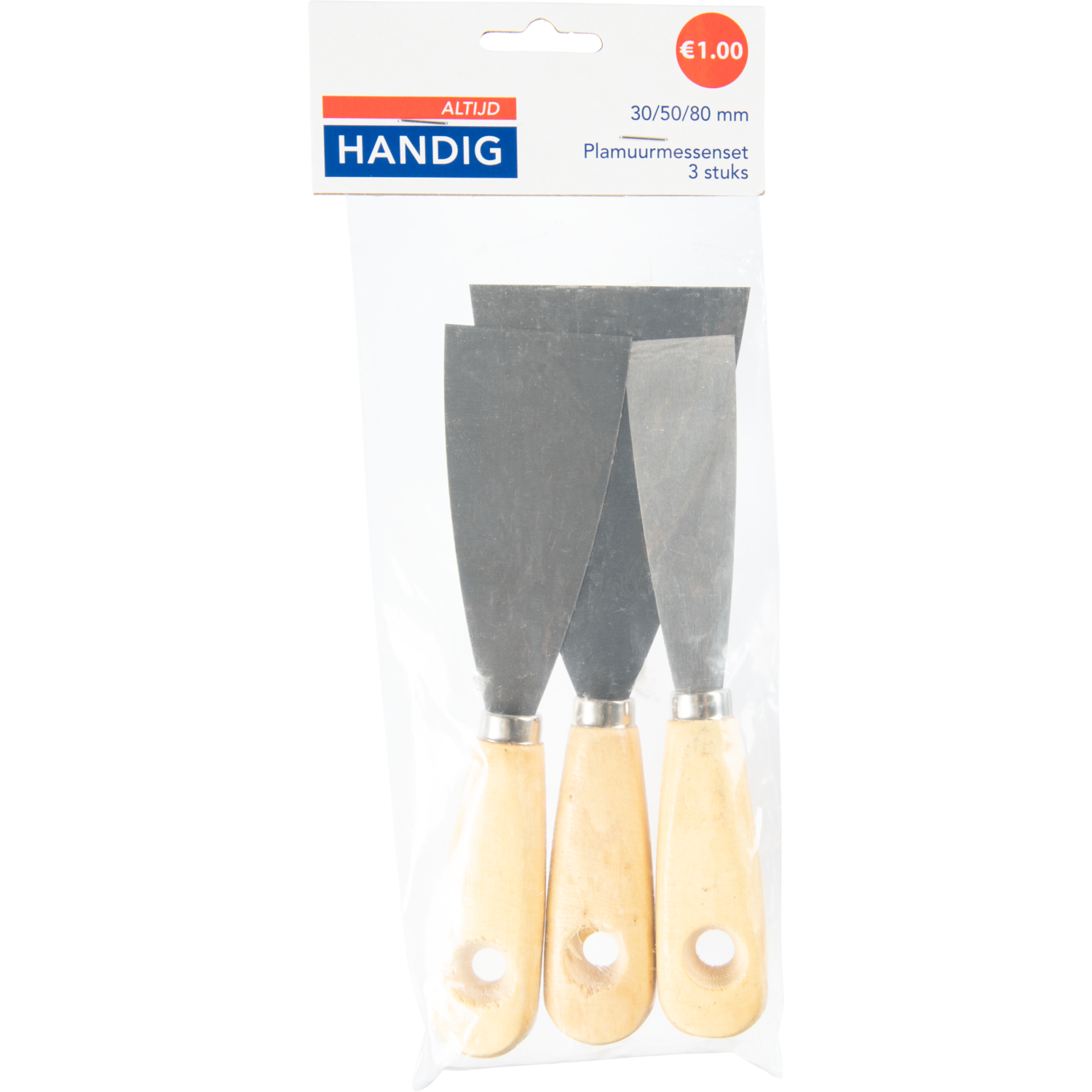 Altijd handig Plamuurmessen 3-delig
