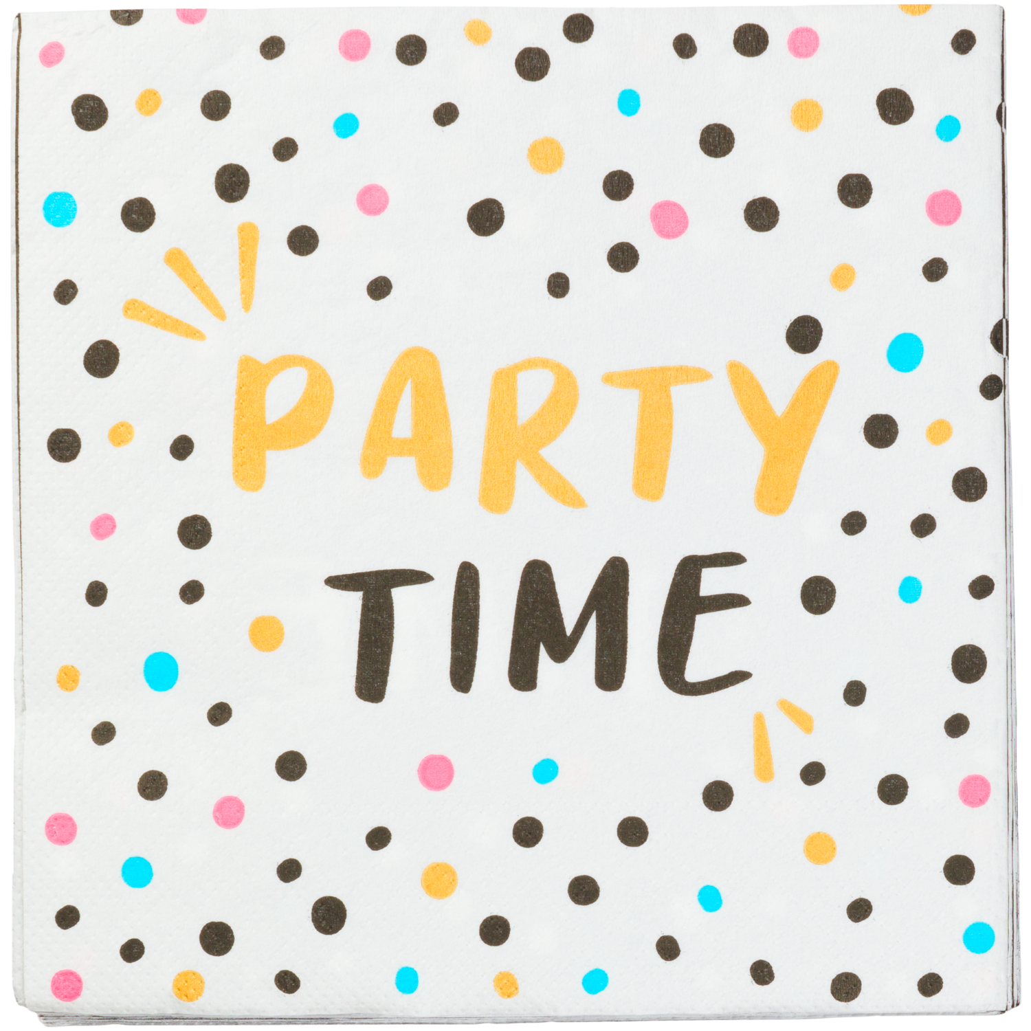 Non food Party time servetten 3 laags