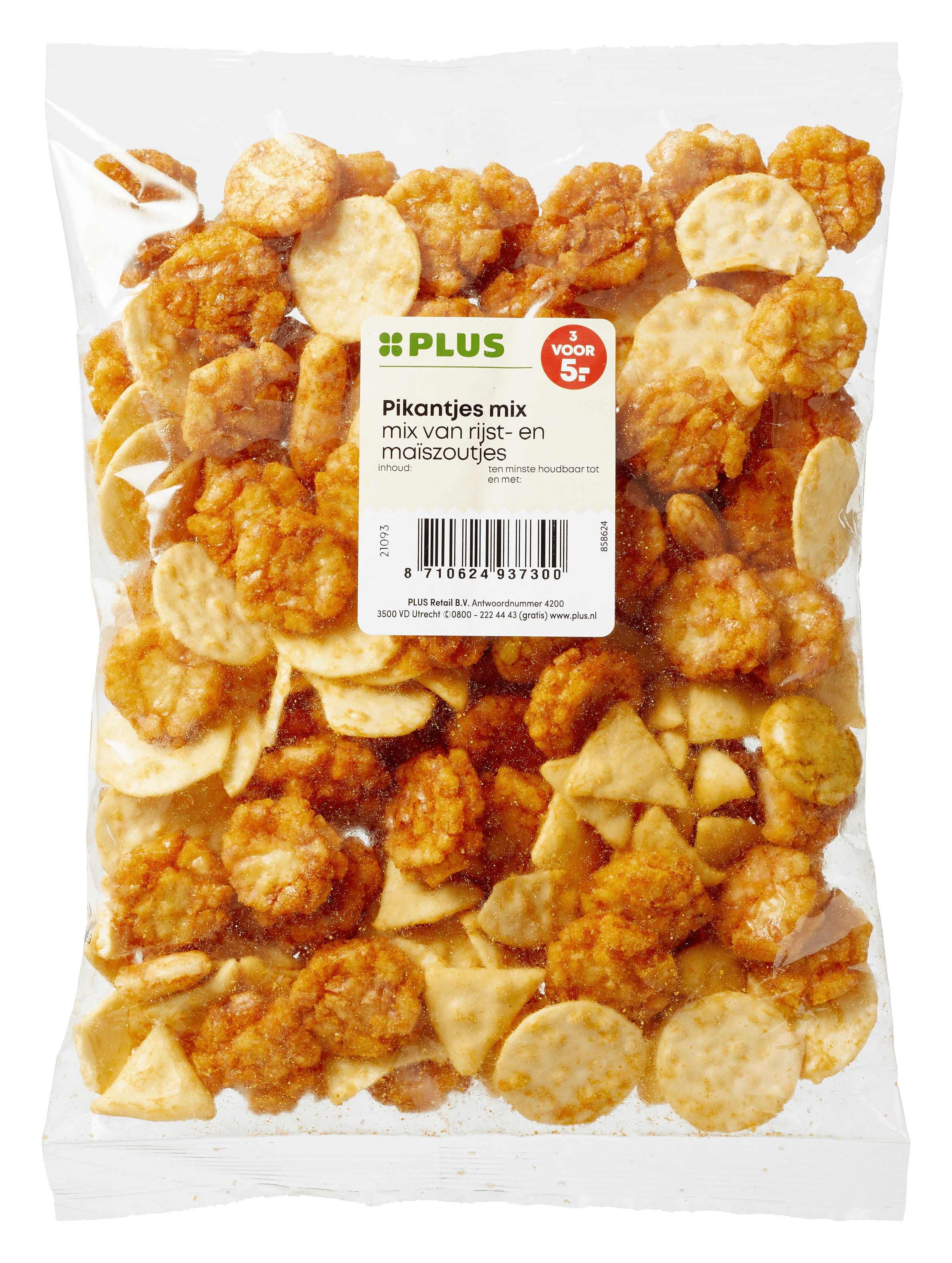 PLUS Pikantjes mix rijstzoutjes