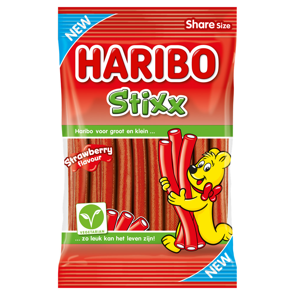 Haribo stixx aardbei