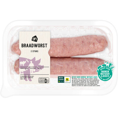 AH Braadworst 2 stuks