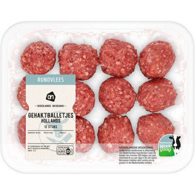 AH Gehaktballetjes Hollands 12 stuks