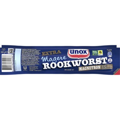 Unox Extra magere rookworst magnetron