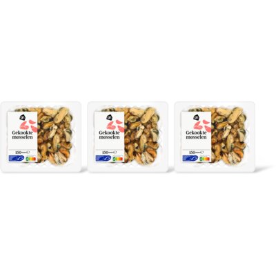 AH Gekookte mosselen 3-pack