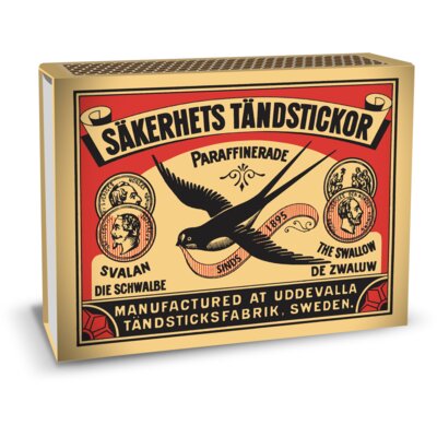 De zwaluw Lucifers 4-pack