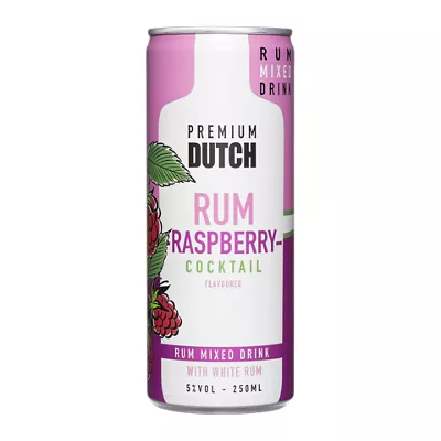 Rum raspberry cocktail