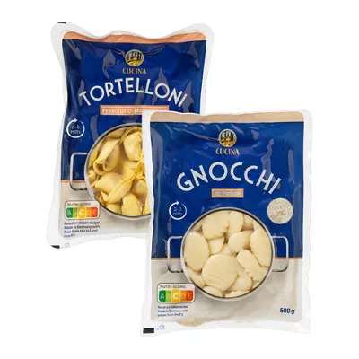 Tortelloni of gnocchi