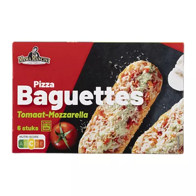 Pizza Tomaat Mozzarella Baguettes