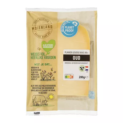 Goudse kaas 48+ plakken oud