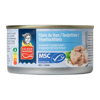 Tonijnfilets in eigen vocht