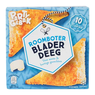 Roomboter bladerdeegplakjes