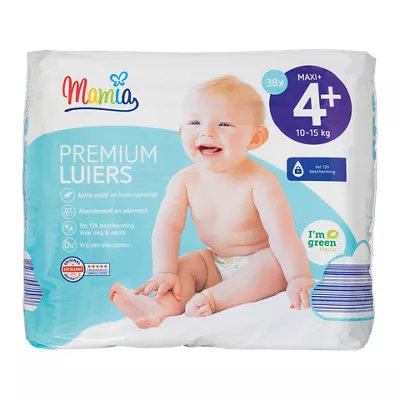 Luiers maxi+ maat 4+