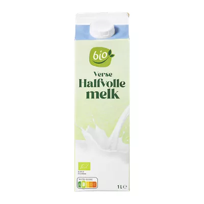Biologische halfvolle melk