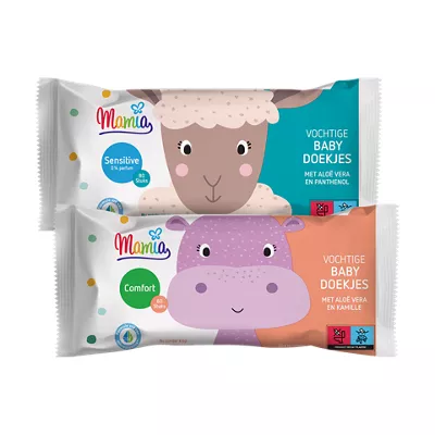 2-pack babydoekjes