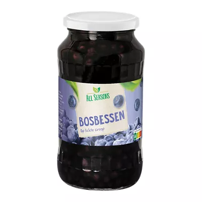 Bosbessen op siroop