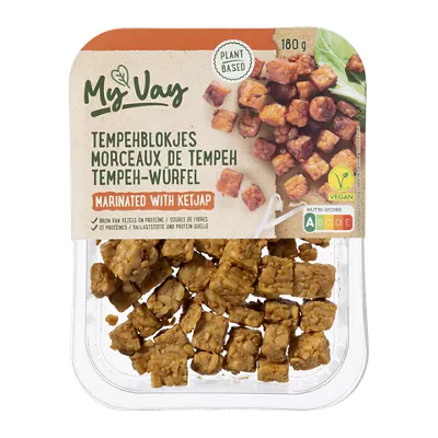 Tempeh blokjes