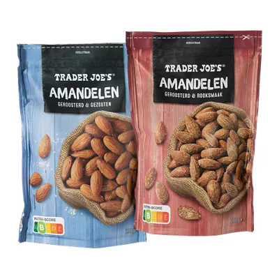 Amandelen gezouten, geroosterd en of rooksmaak