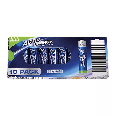 10-pack AAA-alkalinebatterijen