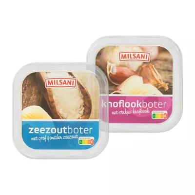 Zeezout- of knoflookboter