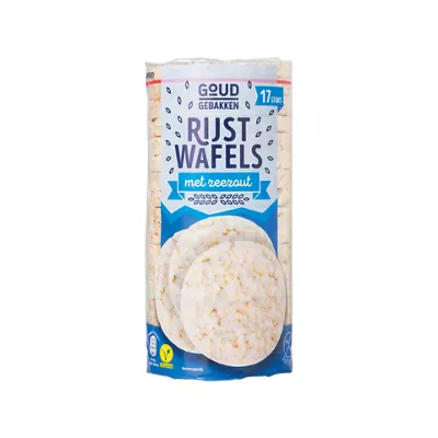 Rijstwafels met zeezout