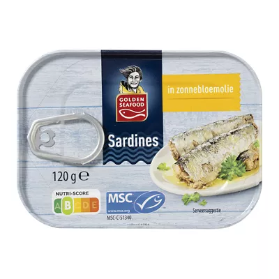 Sardines in zonnebloemolie