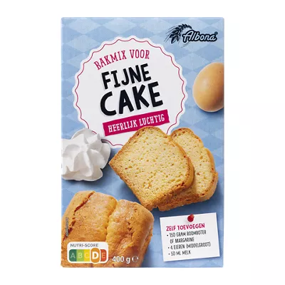 Bakmix voor fijnecake
