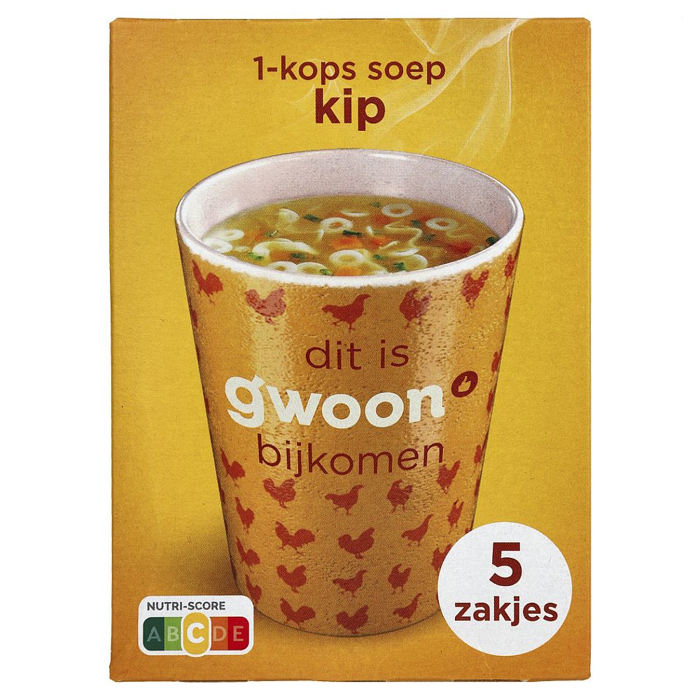 g'woon 1 kops soep kip