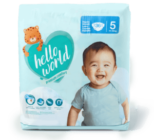 HelloWorld premium luiers maat 5
