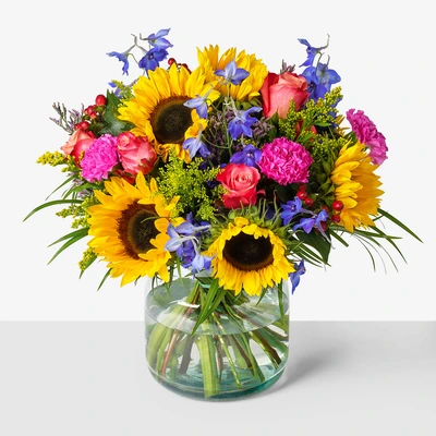  Boeket zonnige zonnebloem
