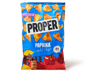 Proper paprika lentil chips
