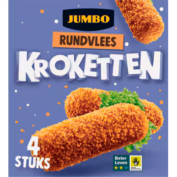 Jumbo Rundvleeskroketten 4 Stuks